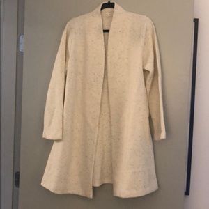NWT Madewell Wool/Cotton Open-Front Sweater